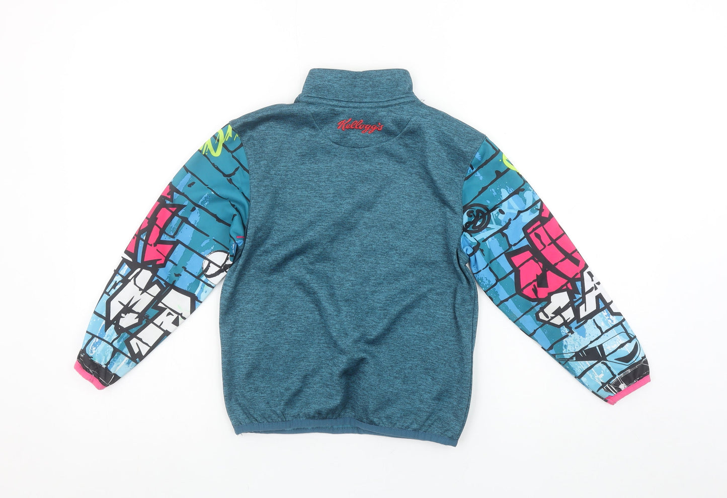 Masita Boys Blue Graphic 1/4 Zip Pullover Sweatshirt 1A Polyester GAA Cúl Camps