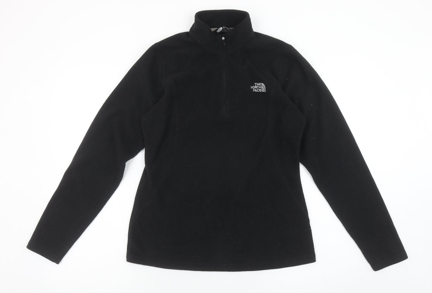 The North Face Womens Black M Fleece 1/4 Zip Pullover Hoodie