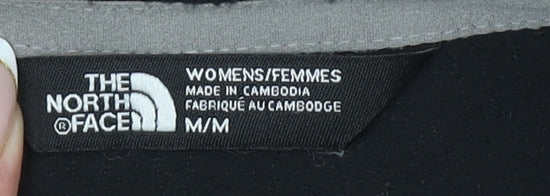 The North Face Womens Black M Fleece 1/4 Zip Pullover Hoodie