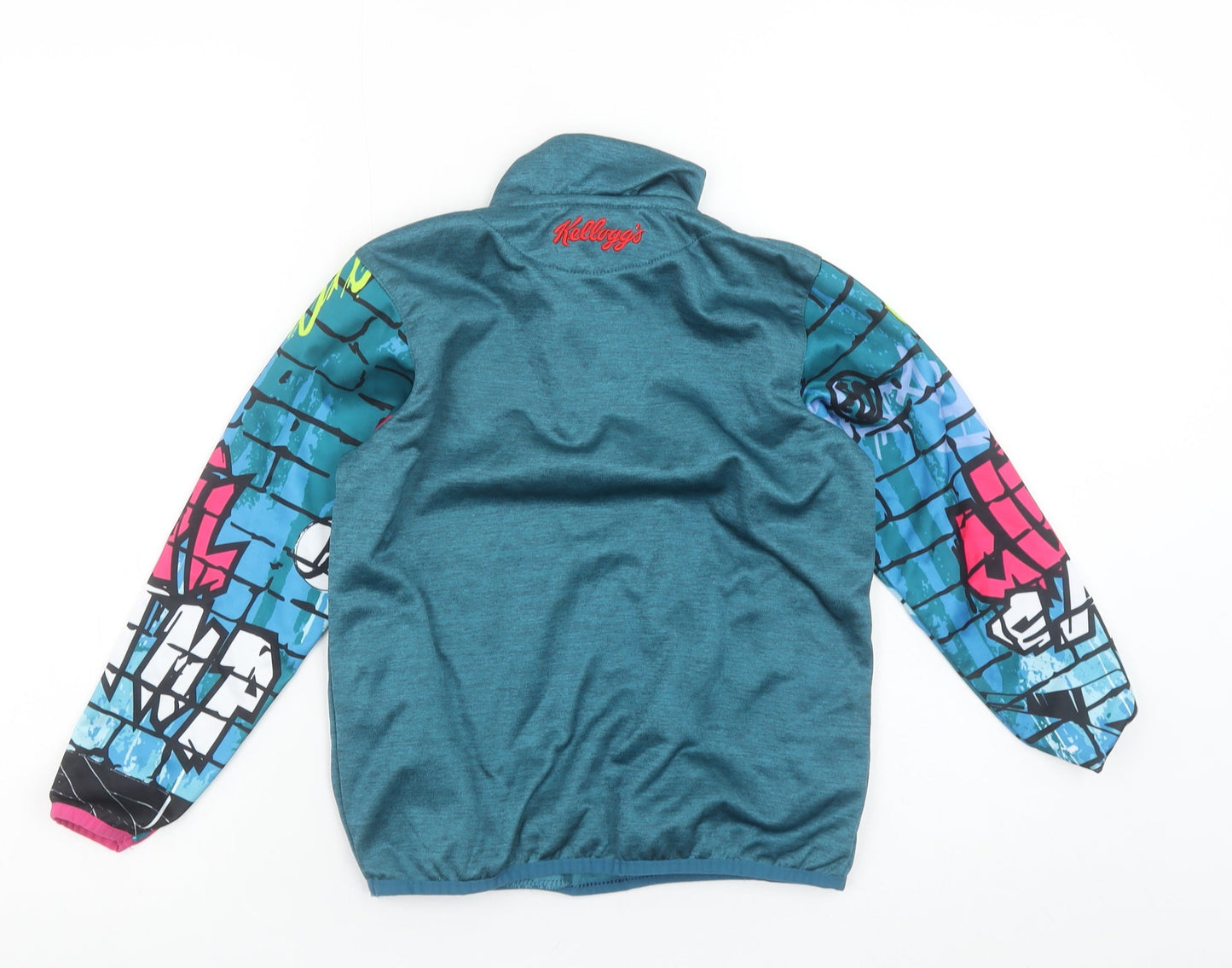Azzurri Boys Blue GAA Kellogg's Cool Camps 1/4 Zip Pullover Sweatshirt 2 Years