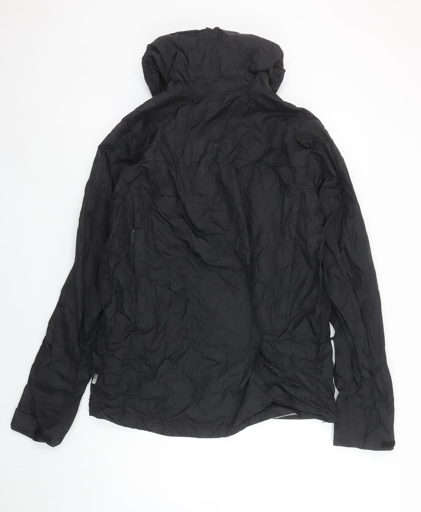 Missing Link Unisex Black S Hooded Windbreaker Jacket