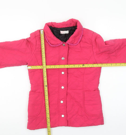 Freespirit Girls Pink Quilted Mid-Length Jacket Age 11-12 Years