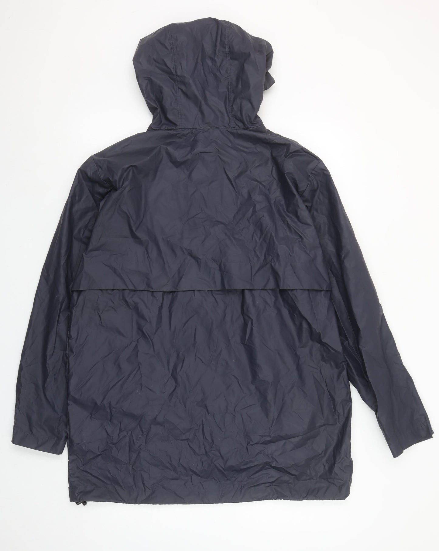 Womens UK Size 10-12 Regular Lands' End Blue PVC Blend Jacket