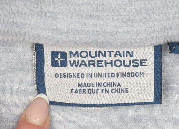 Womens UK 16 Regular Mountain Warehouse Grey Pullover Sweatshirt