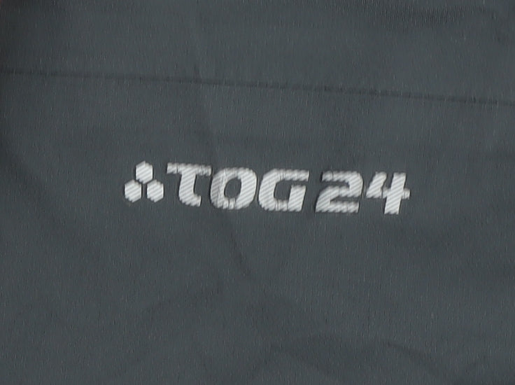 TOG24 Women's Grey Waterproof Hooded Rain Coat Jacket Size 12