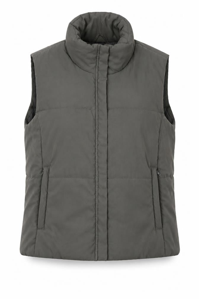 Moto Jeanswear Women's Green Padded Puffer Waistcoat Size 12