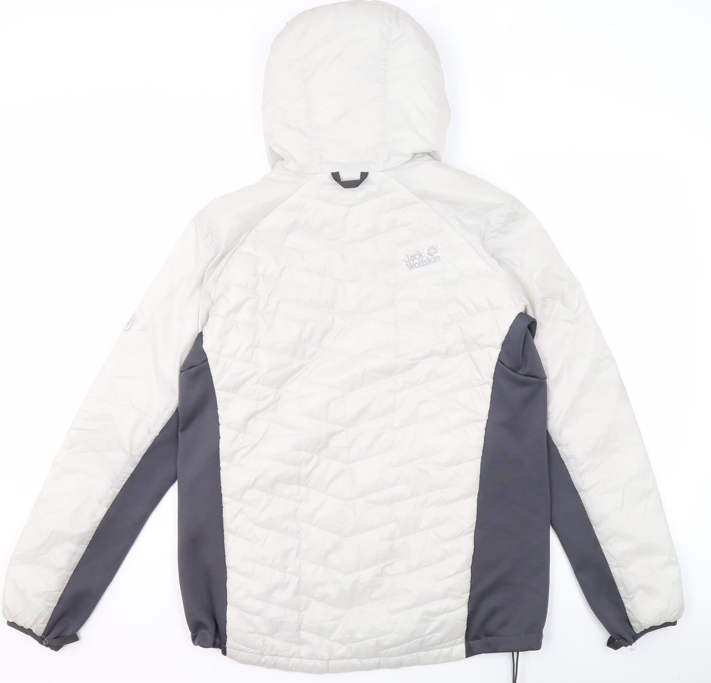 Jack Wolfskin Men's Grey S Hooded Puffer Jacket Outdoor Coat