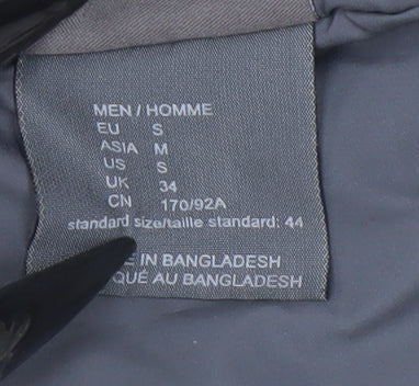 Jack Wolfskin Men's Grey S Hooded Puffer Jacket Outdoor Coat