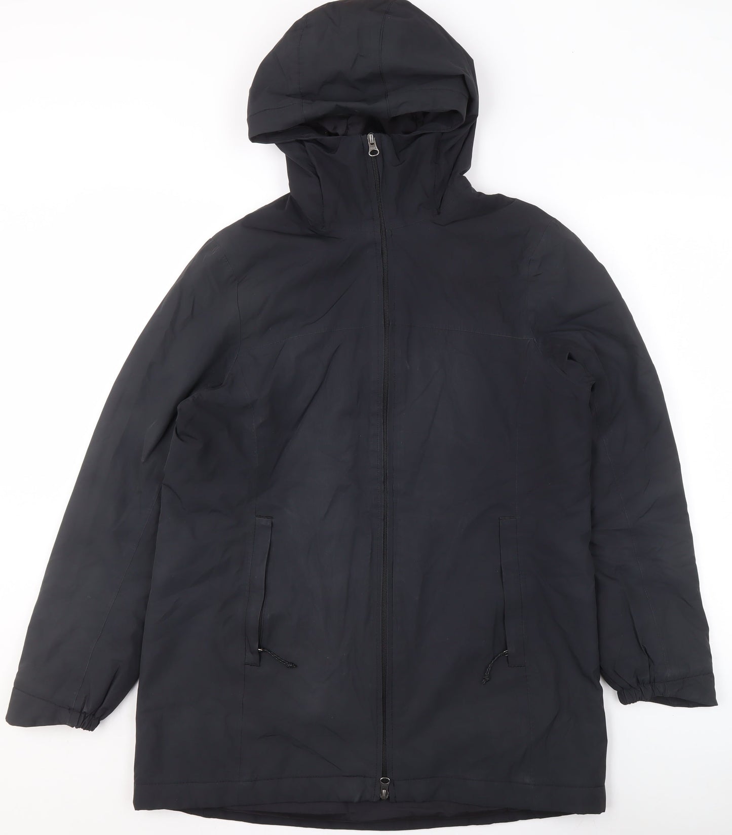 Womens UK Size 10 Regular Karrimor Black Polyester Coat