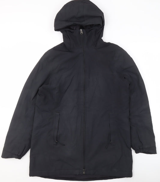 Womens UK Size 10 Regular Karrimor Black Polyester Coat