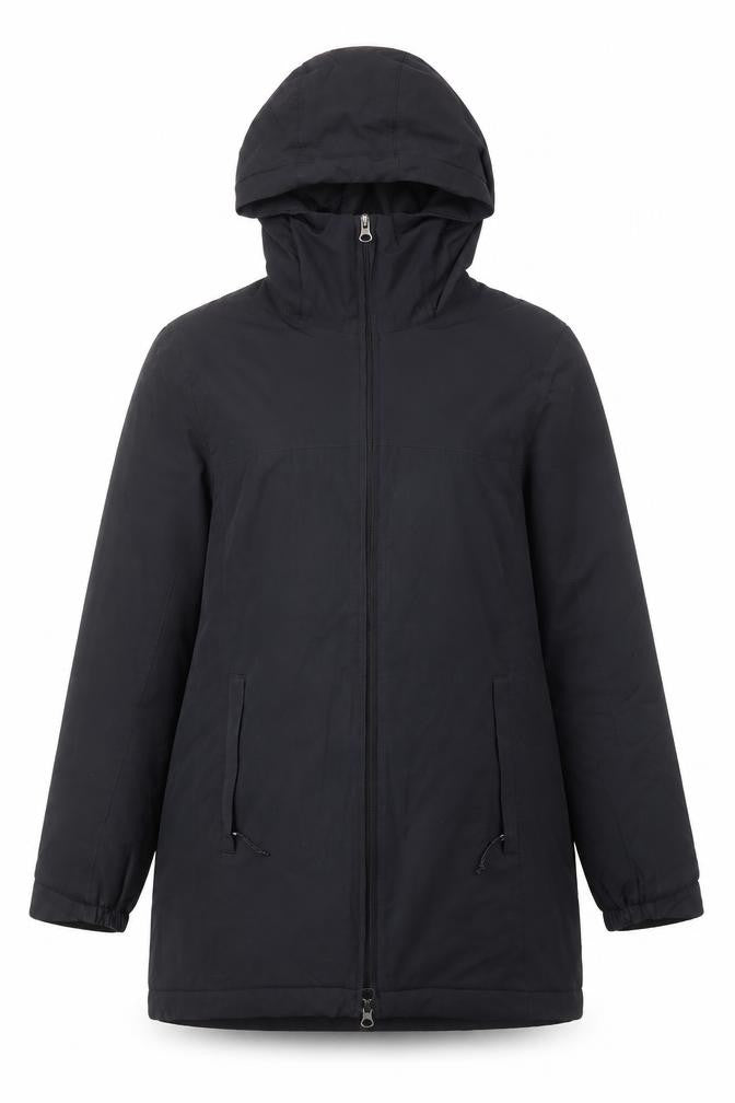 Womens UK Size 10 Regular Karrimor Black Polyester Coat
