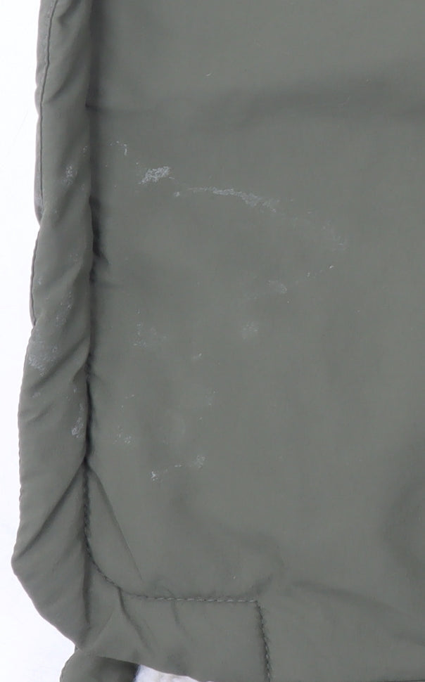 Womens UK Size 10 Regular U.S. Polo Assn. Green Nylon Coat