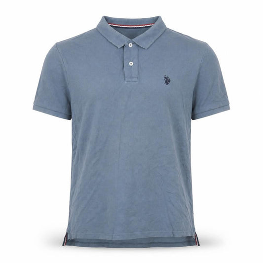U.S. Polo Assn. Men's Blue Regular Fit Cotton Polo Shirt Size L