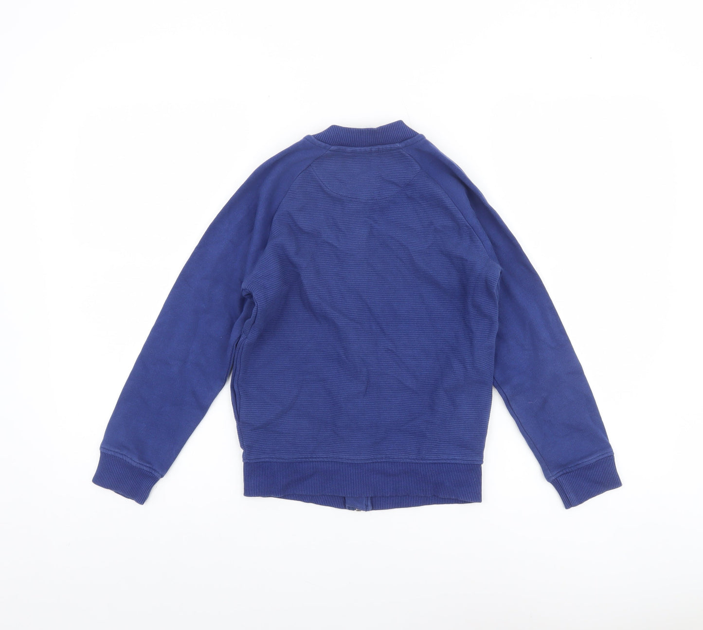 Lyle & Scott Boys Blue Full Zip Cotton Bomber Jacket 8-9 Years