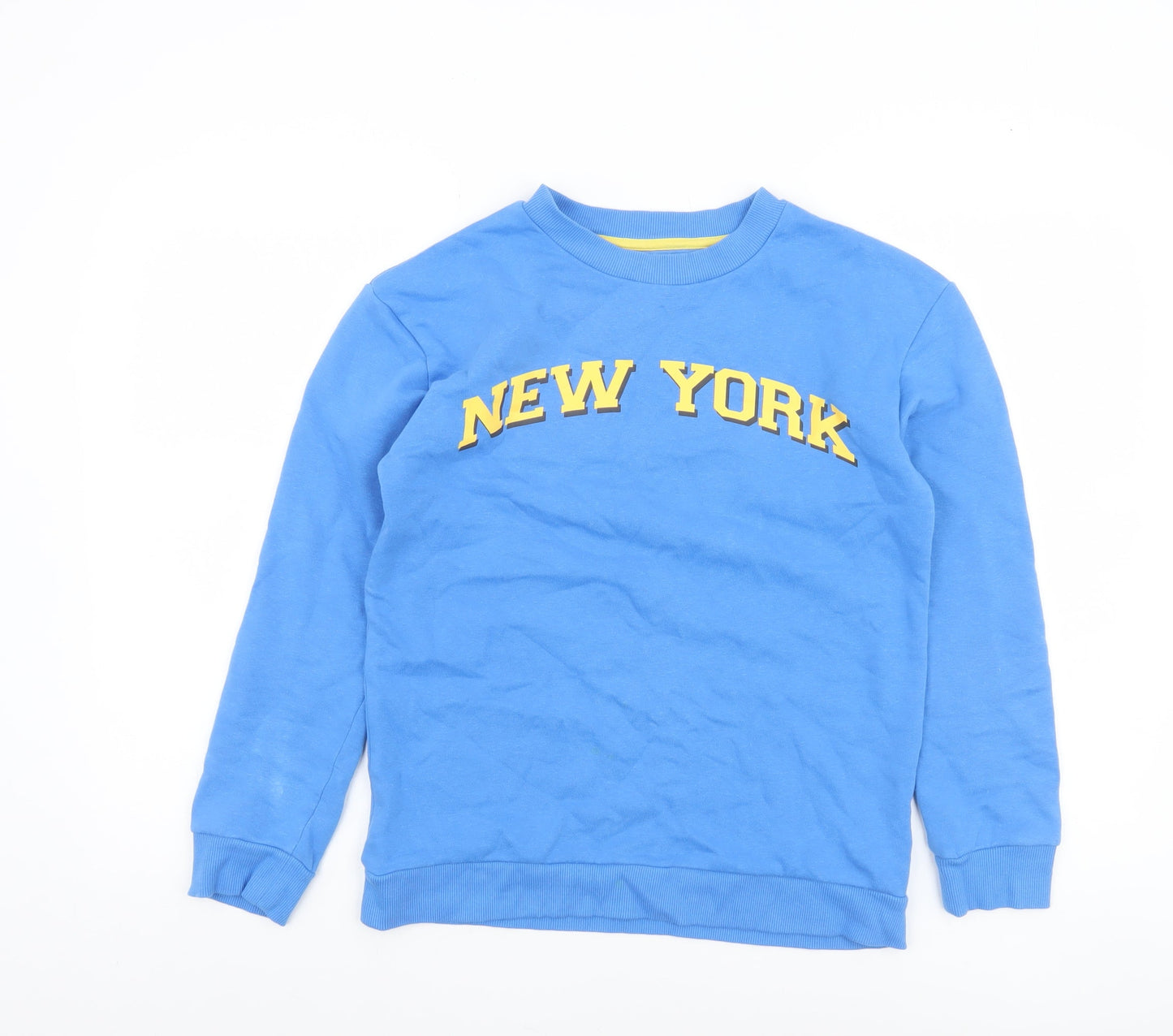 Marks and Spencer Boys Blue New York Sweatshirt 12-13 Years Pullover
