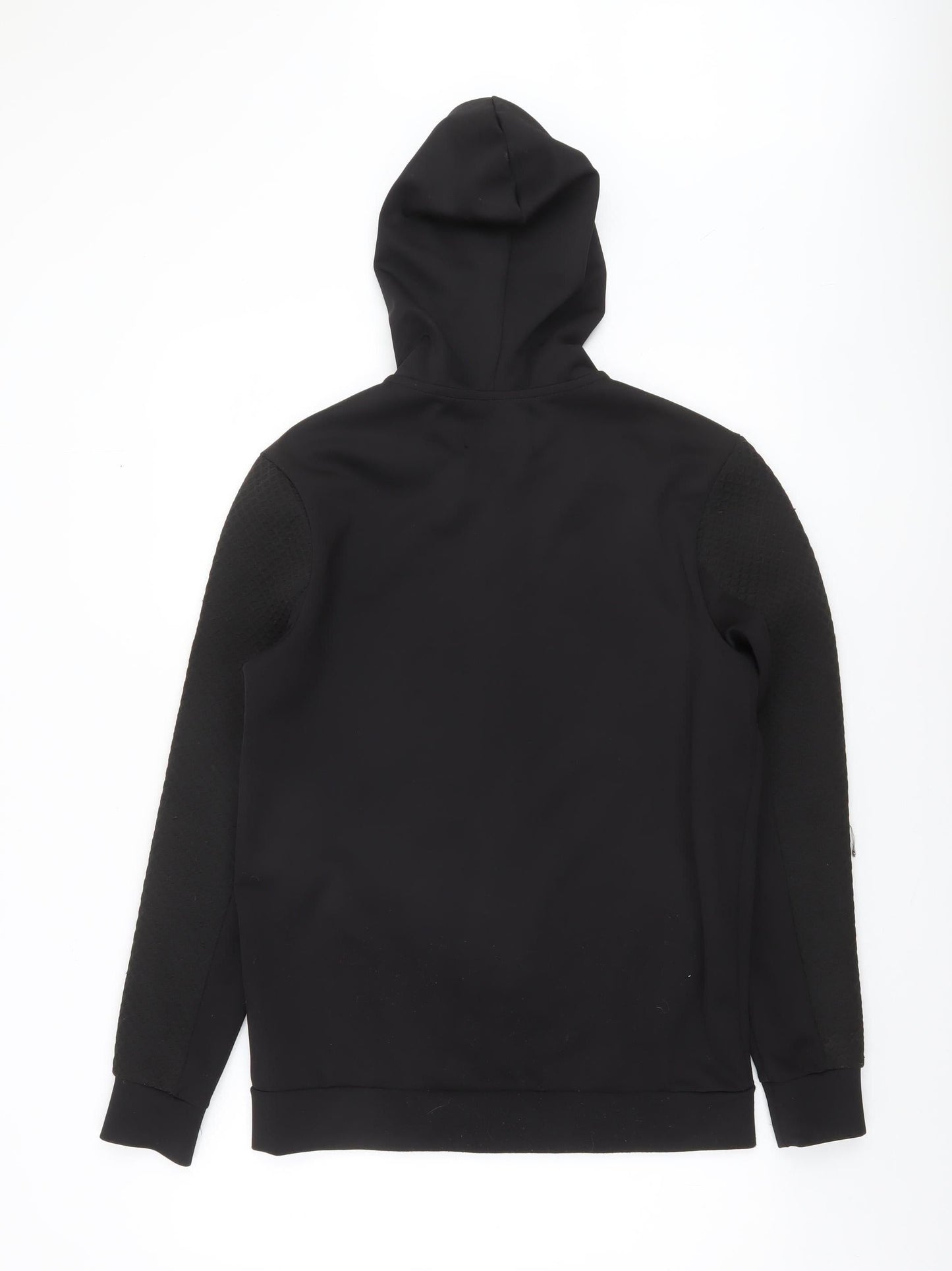 River Island Men’s Black Full Zip Hoodie Size S