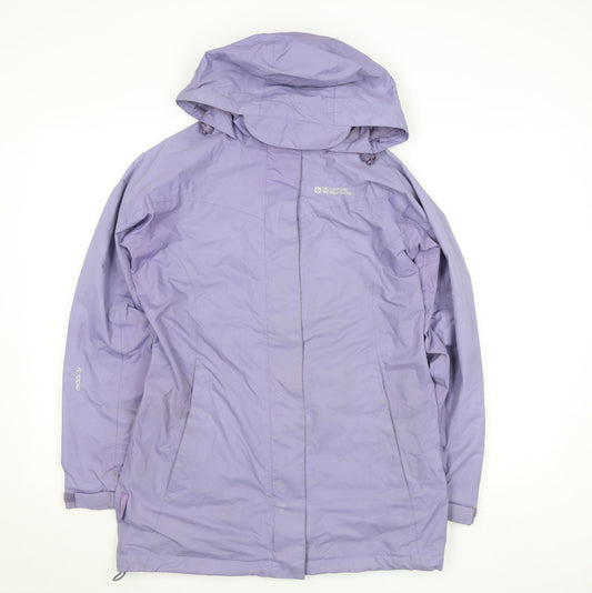 Womens UK Size 10 Regular Mountain Warehouse Purple Polyester Jacket