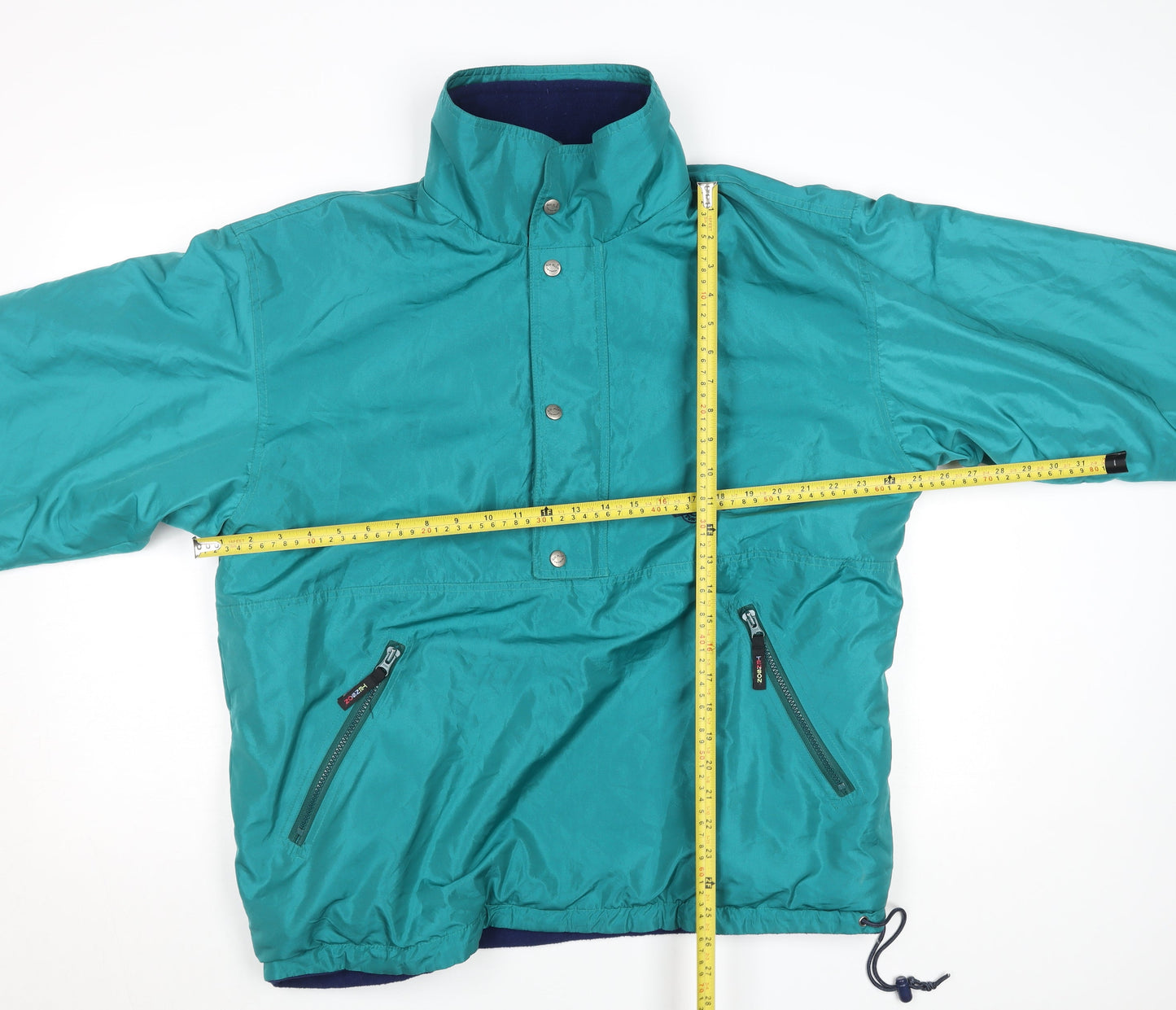 Tenson Men’s Green Anorak Jacket S Windproof Water Resistant Outdoor