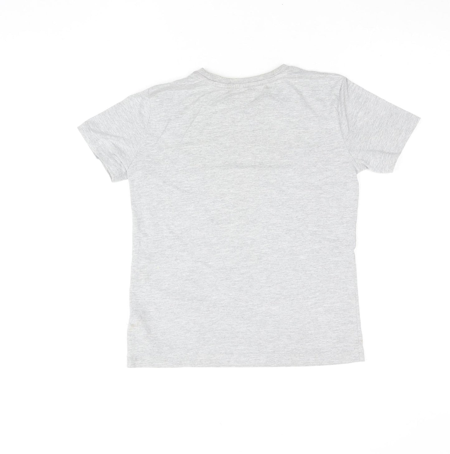 Next Boys Grey Sequin Gamer Graphic Short Sleeve Cotton T-Shirt 8 Years