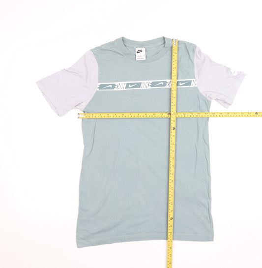 Nike Boys Blue XL Graphic Logo Short Sleeve Cotton T-Shirt