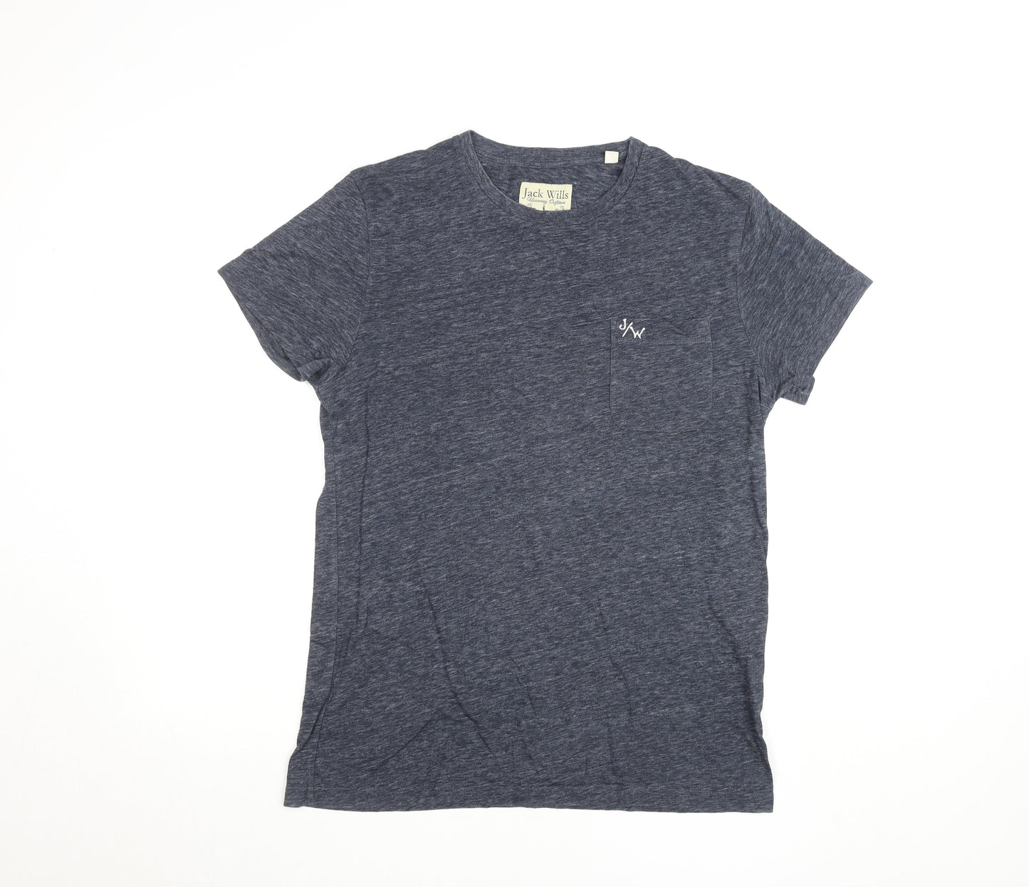 Mens UK Size M Jack Wills Blue  Cotton T-Shirt