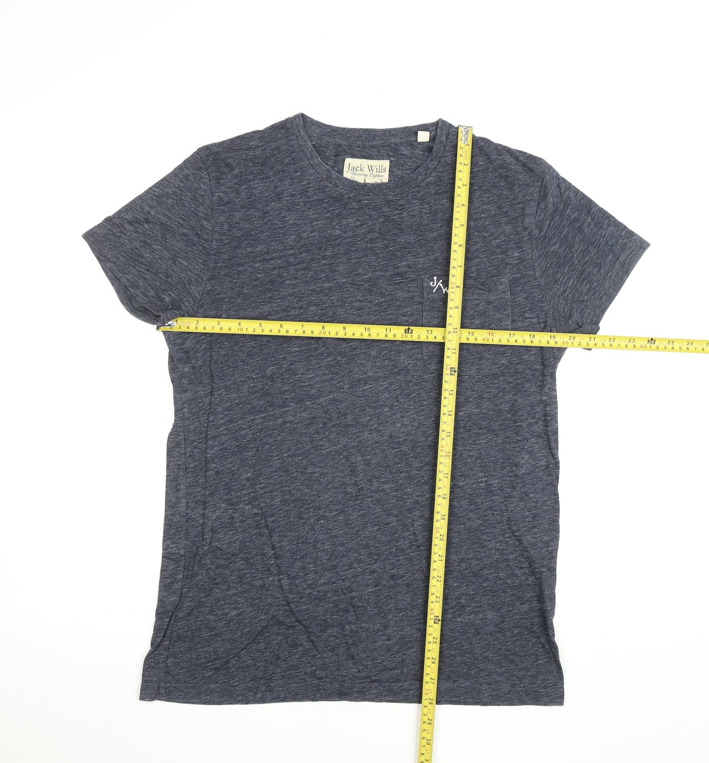 Mens UK Size M Jack Wills Blue  Cotton T-Shirt