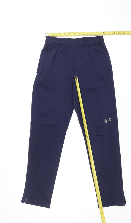 Under Armour Kids Blue Jogger Trousers 10 Years Slim Fit Sportswear