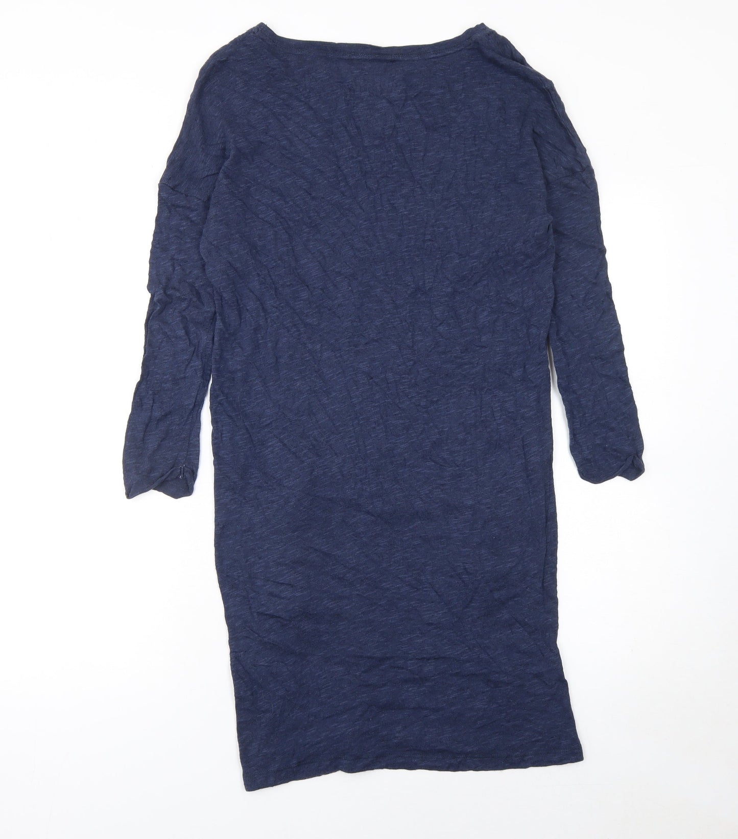 Superdry Women Blue Sequin Pocket Shift Dress Size S