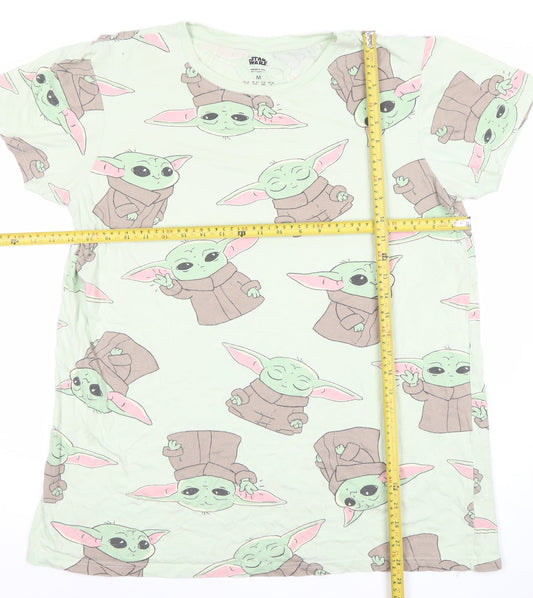 Star Wars Women Green The Child Nightshirt Size M 12-14