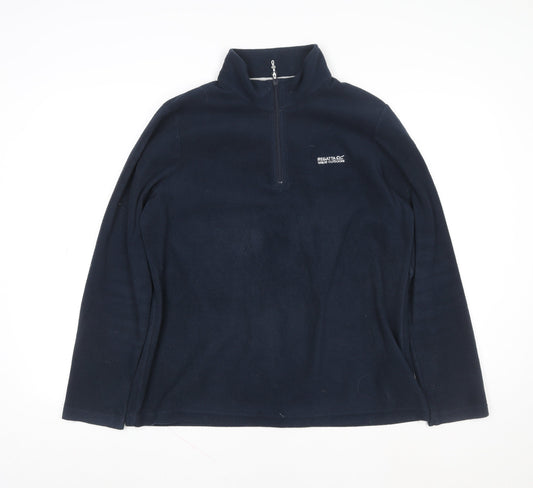 Mens UK L Regular Regatta Blue Pullover Sweatshirt