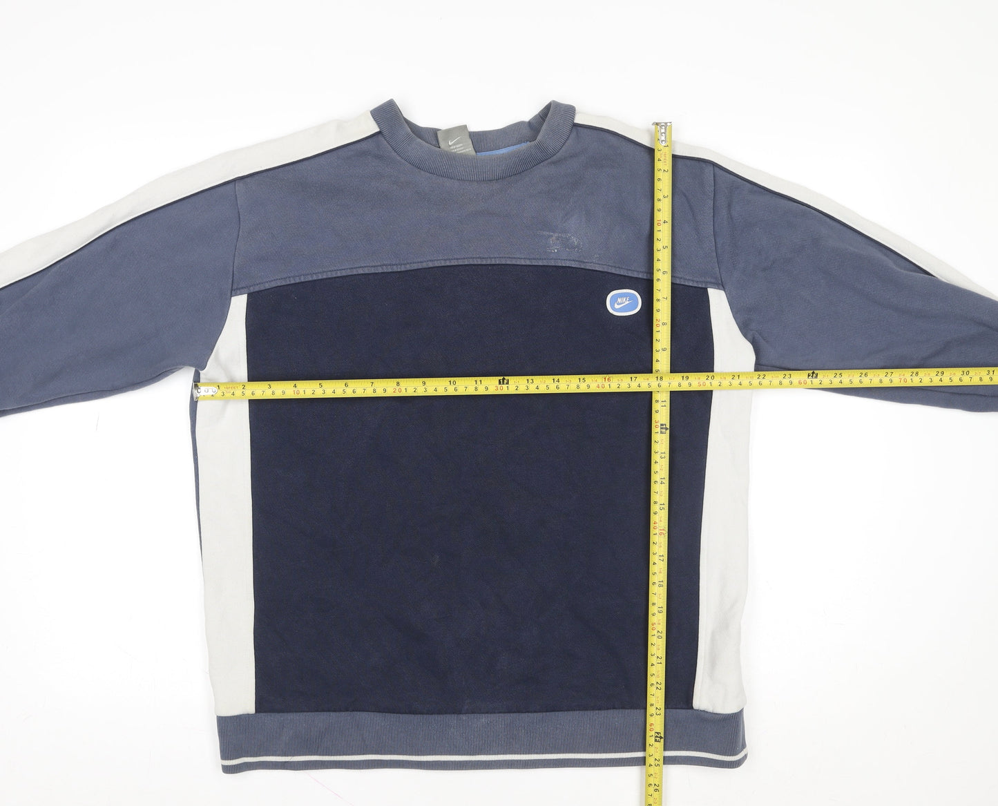 Nike Men’s Blue Crew Neck Pullover Sweatshirt Size M