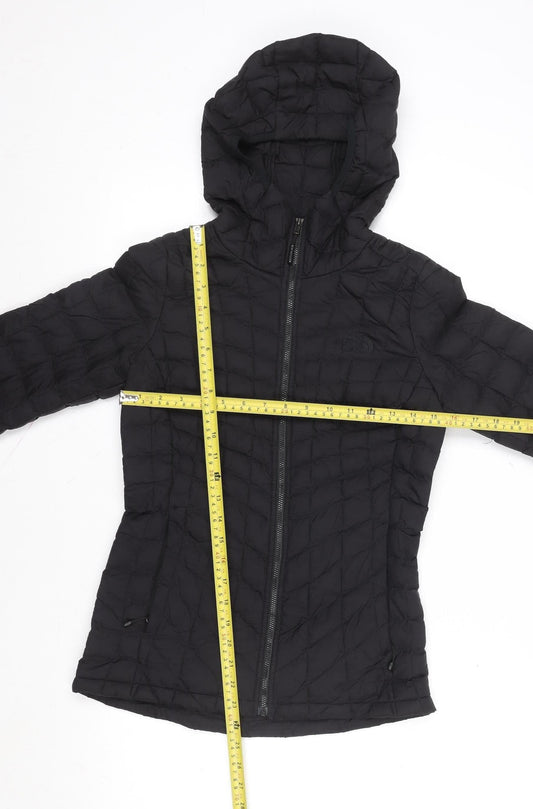 The North Face Unisex Black XS Lightweight Hooded Puffer Jacket