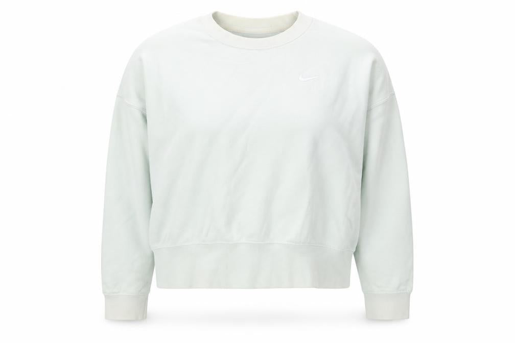 Womens UK S Regular Nike Beige Pullover Sweatshirt
