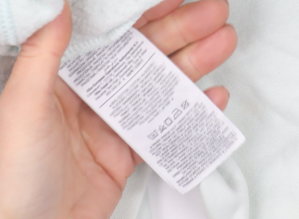 Nike Women's Beige Pullover Sweatshirt Small Logo Crew Neck