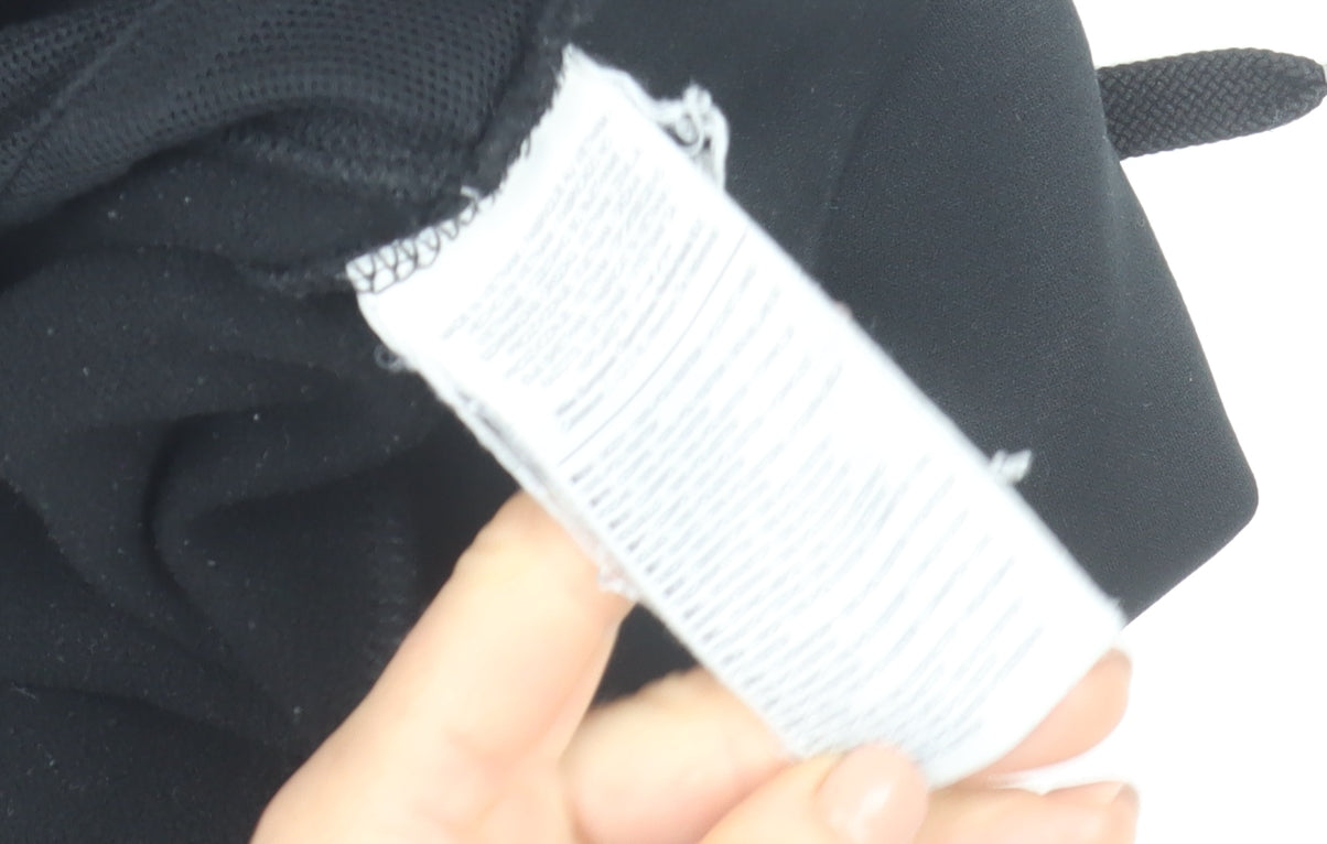 Nike Men's Black Dri-FIT Track Jacket S Athletic Fit Hooded Full Zip