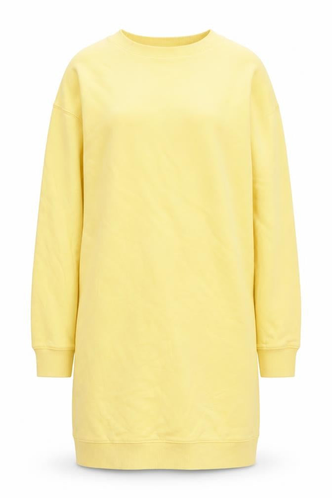 Marks and Spencer Women Yellow Crew Neck Long Sleeve Pullover Sweatshirt Size 6