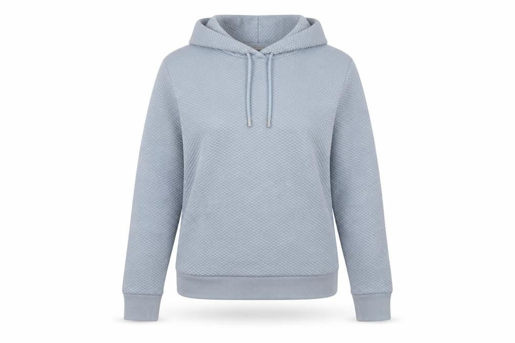 Next Women’s Blue Quilted Pullover Hoodie XS
