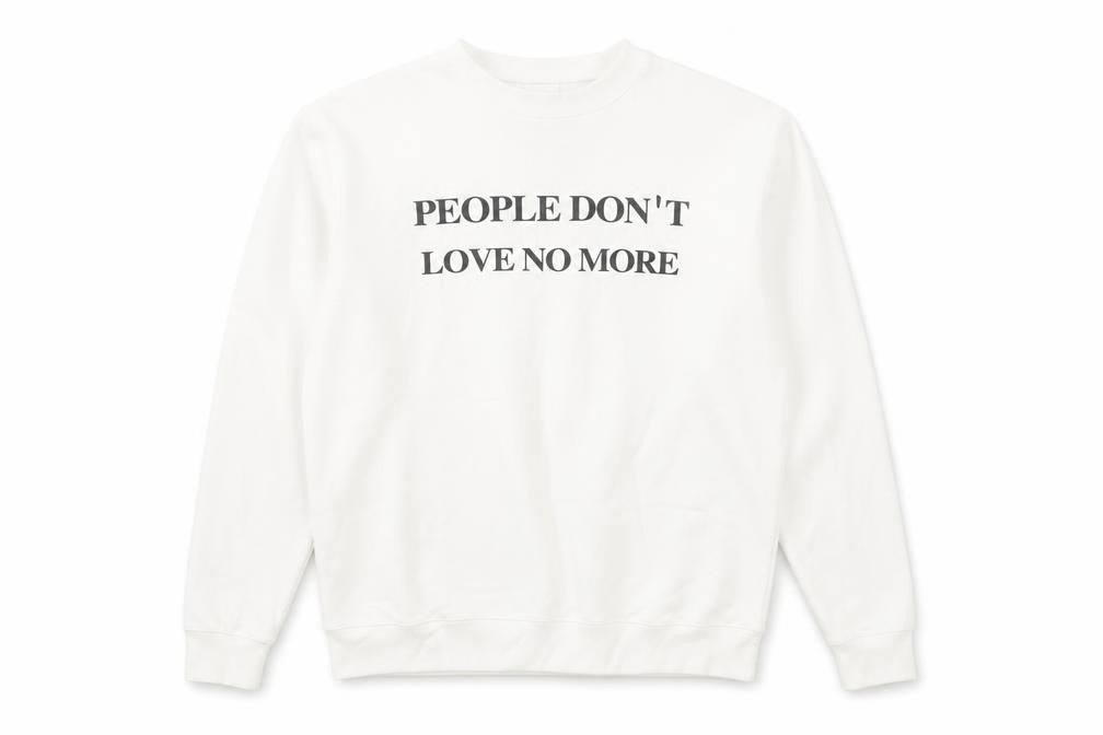 Independent Trading Company Women White Graphic Pullover Sweatshirt S