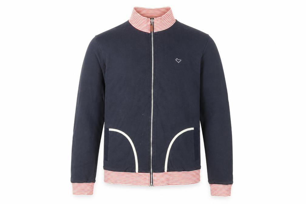 Weekend Offender Men's Blue M Track Jacket Full Zip Cotton