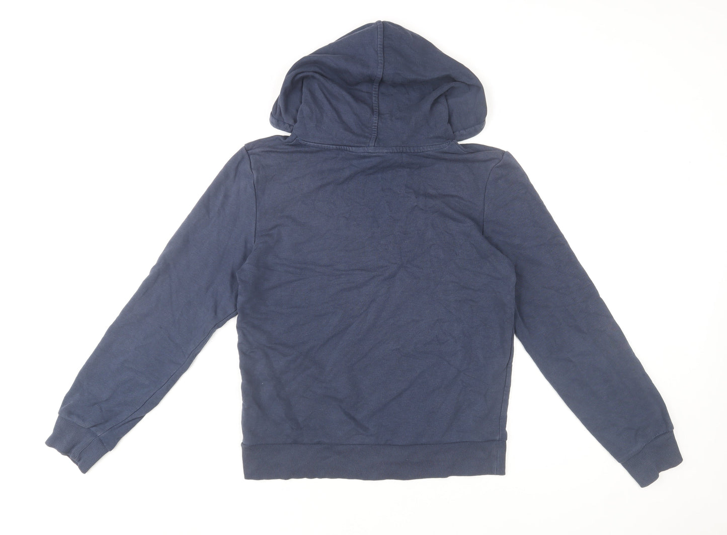 Marks and Spencer Womens Navy Blue Pullover Hoodie Size 8 Cotton Blend