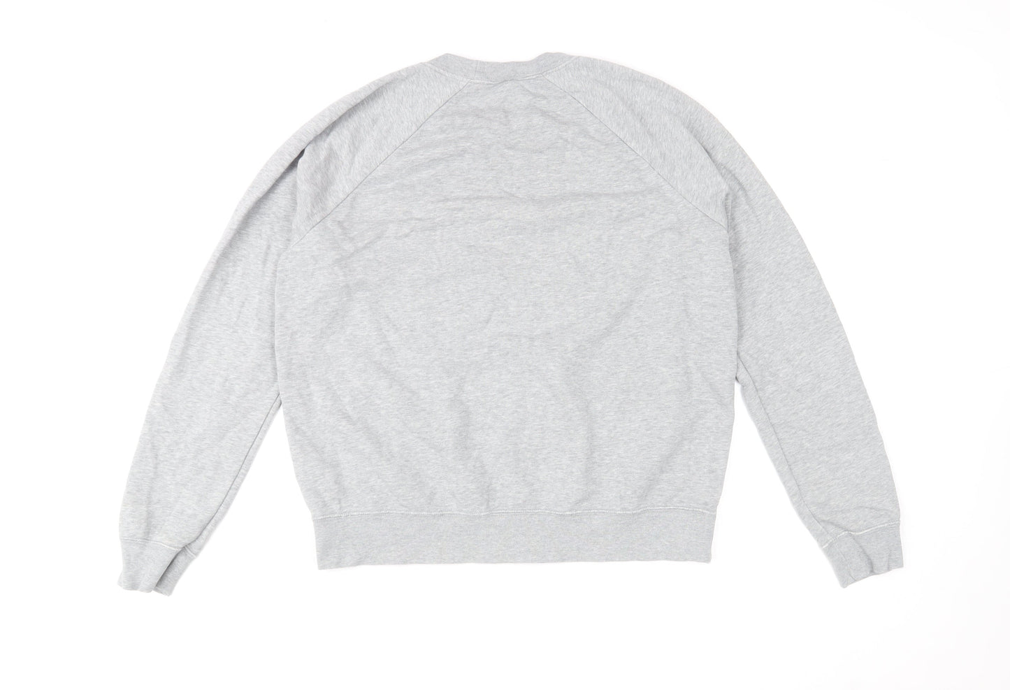 Nike Men's Grey Crew Neck Pullover Sweatshirt M Regular Fit