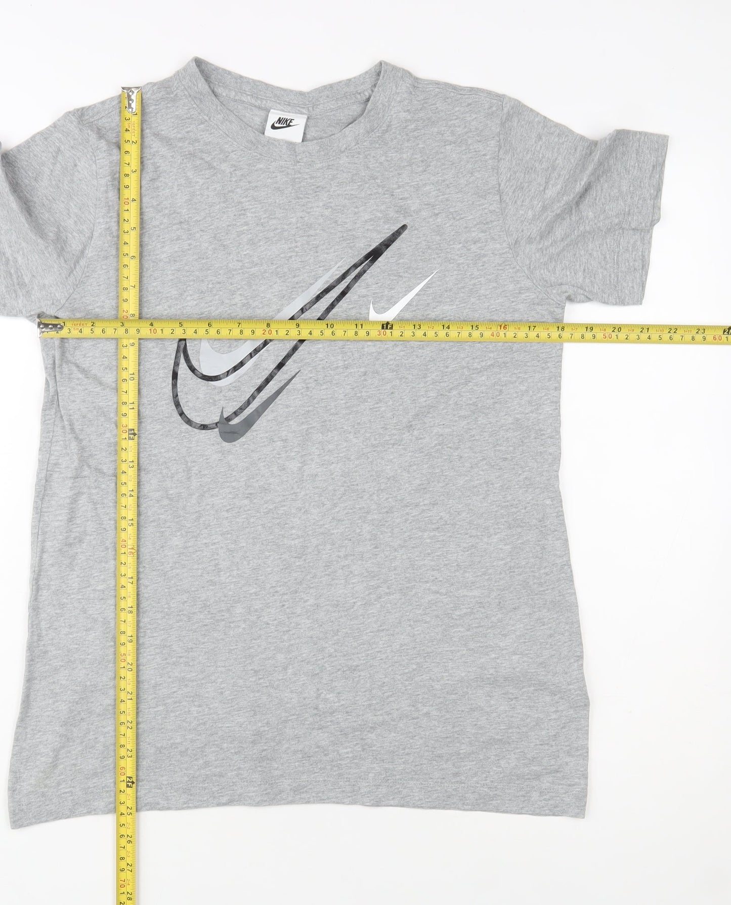 Nike Men's Grey XL Graphic Logo Sports Cotton T-Shirt