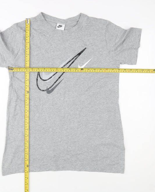 Nike Men's Grey XL Graphic Logo Sports Cotton T-Shirt