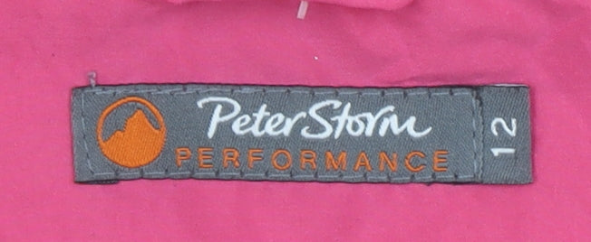 Womens UK Size 12 Regular Peter Storm Pink Polyester Jacket