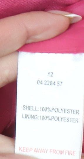 Womens UK Size 12 Regular Peter Storm Pink Polyester Jacket