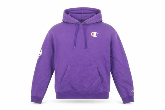 Mens UK S Regular Champion Purple Pullover Hoodie