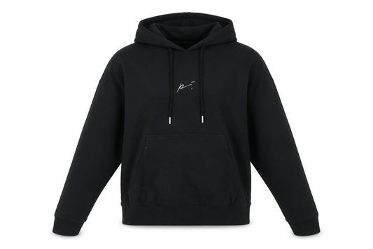 Prévu Women’s Black 100% Cotton Pullover Hoodie Size 6