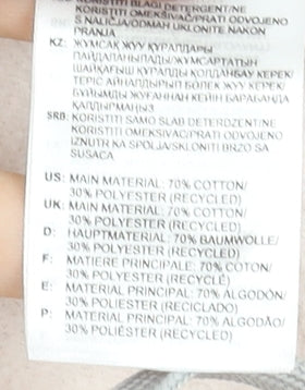 Adidas Women’s Beige Grey Colourblock Pullover Hoodie XL