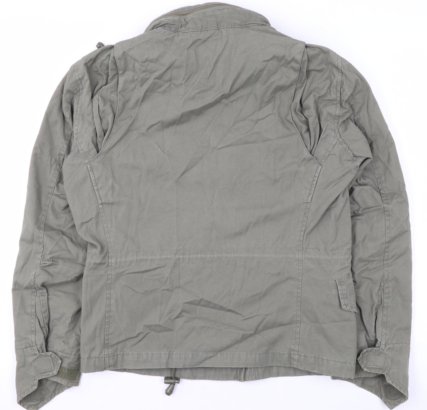 Republic Boys Green Cotton Military Jacket S Mid-Length Casual