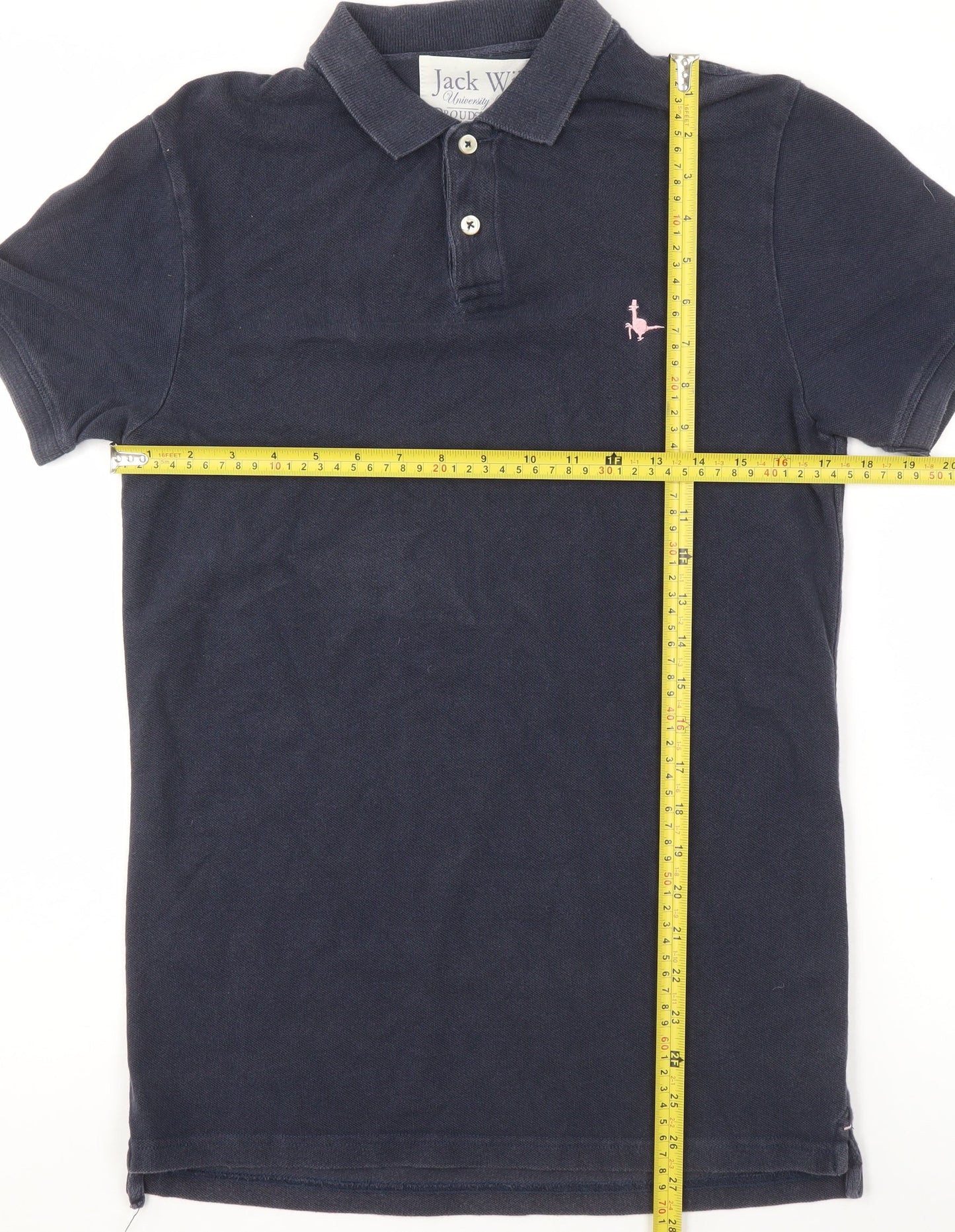 Womens UK Size XS Jack Wills Blue 100% Cotton Polo